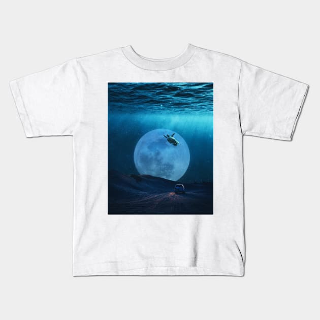 DEEP SEA GALAXY. Kids T-Shirt by LFHCS